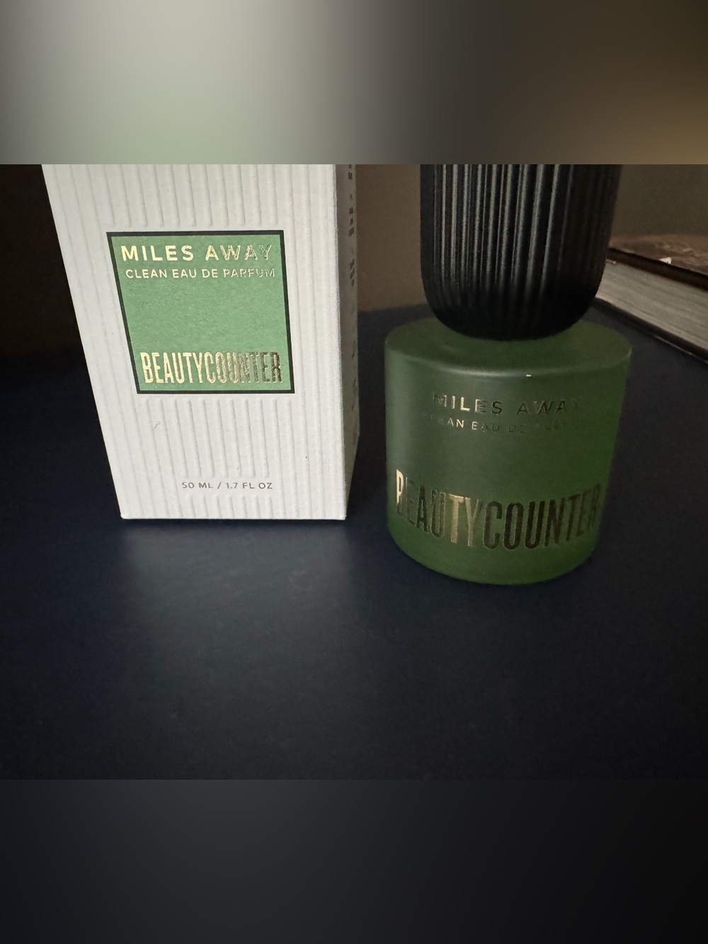 Beautycounter Miles Away Eau De Parfum. 1.7 oz. Brand new in box.